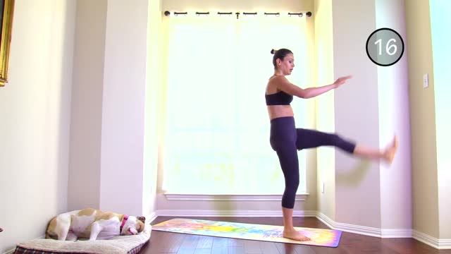 15 Minute Fat Burning HIIT Workout | Ali Kamenova Yoga