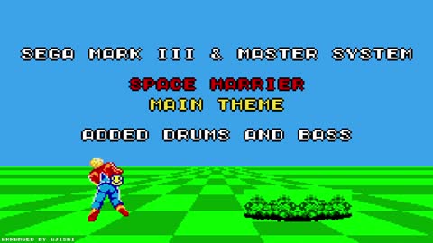 [SEGA Master System] SPACE HARRIER - Main Theme (added Drums & Bass)