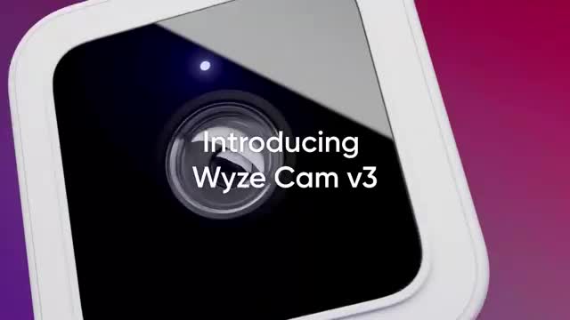 Wyze Cam v3 with Color Night Vision, Wired 1080p HD Indoor/Outdoor Video Camera, 2-Way Audio, Works