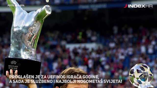Luka Modrić proglašen najboljim nogometašem svijeta