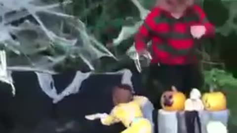 That kid will be traumatized forever