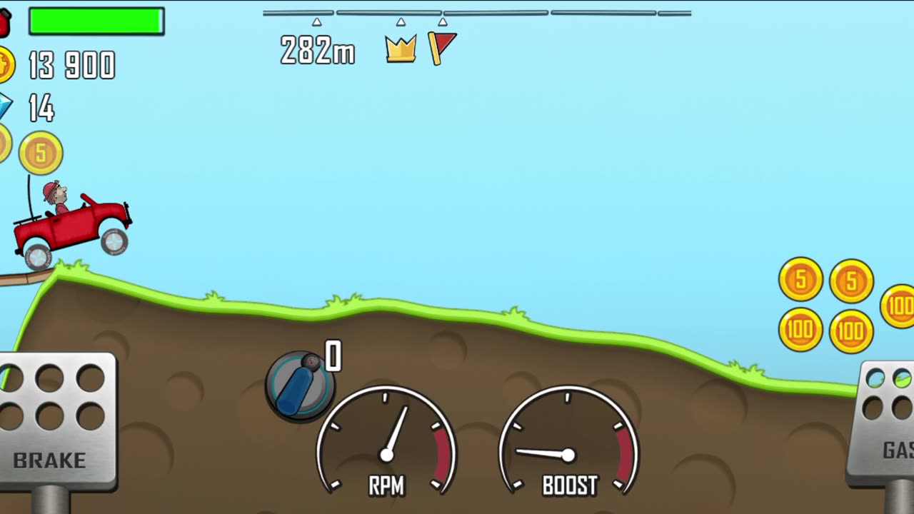 HILL CLIMB RACING 🏎️ game 🎮 GENIUS GAMING 😎💪 FOLLOW PLEASE 🥺♥️