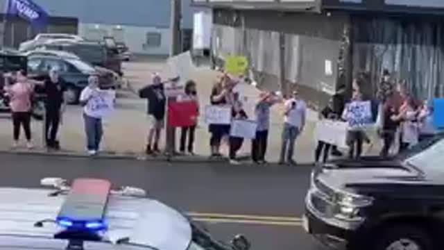 Joey Biden visits his Hometown Scranton, PA and gets a Very Warm Welcome Home