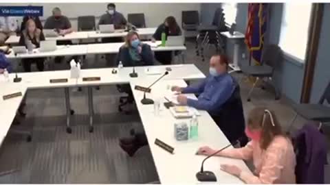 Woman nearly passes out from wearing a mask