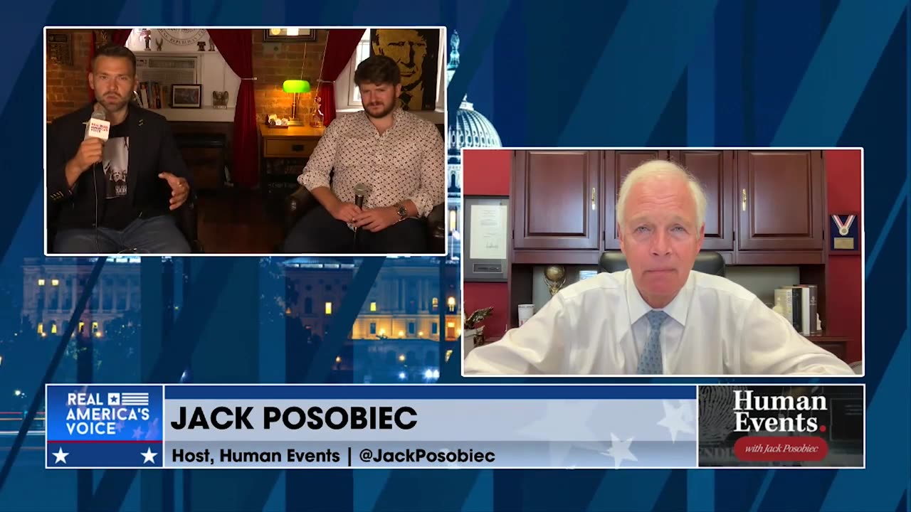 Senator Ron Johnson on Human Events Daily 7.23.24