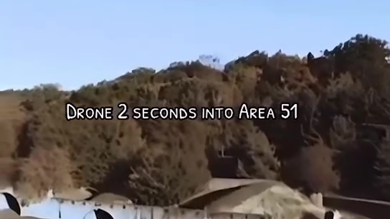 Drone tying to reach AREA51 & Suddenly this happens 👽😱