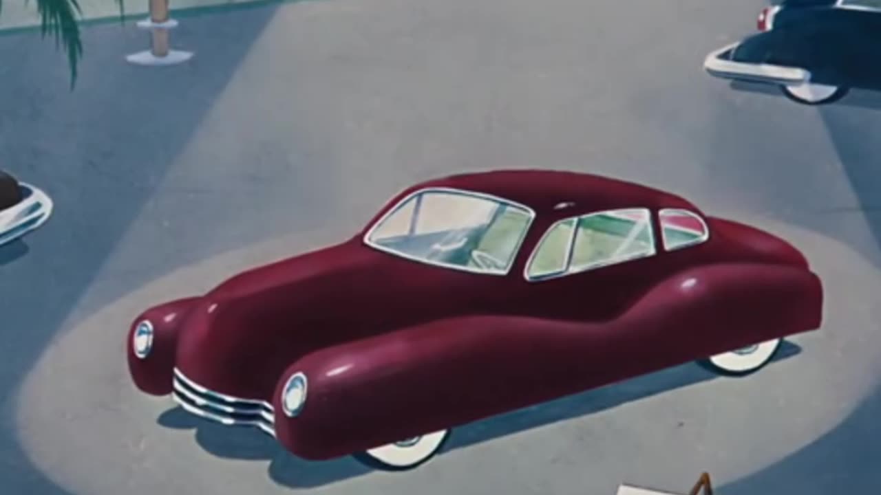 Cartoon about car
