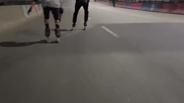 super cool roller skating...