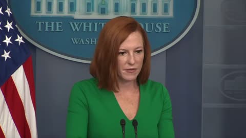 Psaki is asked if Biden was over-confident last July re. independence from COVID