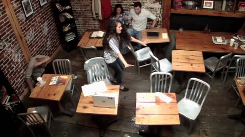 Telekinetic Coffee Shop Surprise funny videos