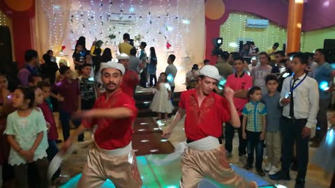Little Boys Got Entertained By Egyptian Sailors Show