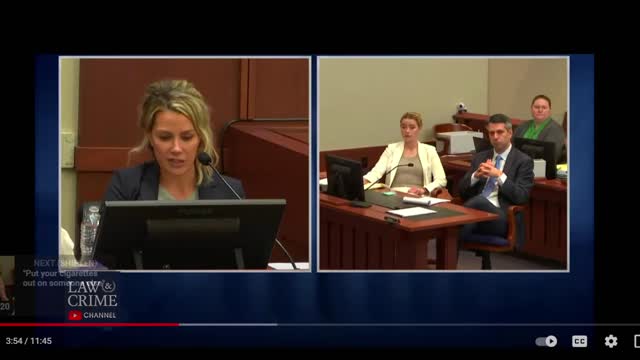 What was Amber Heard writing in court? Psycho-Analysis of #AmberHeard