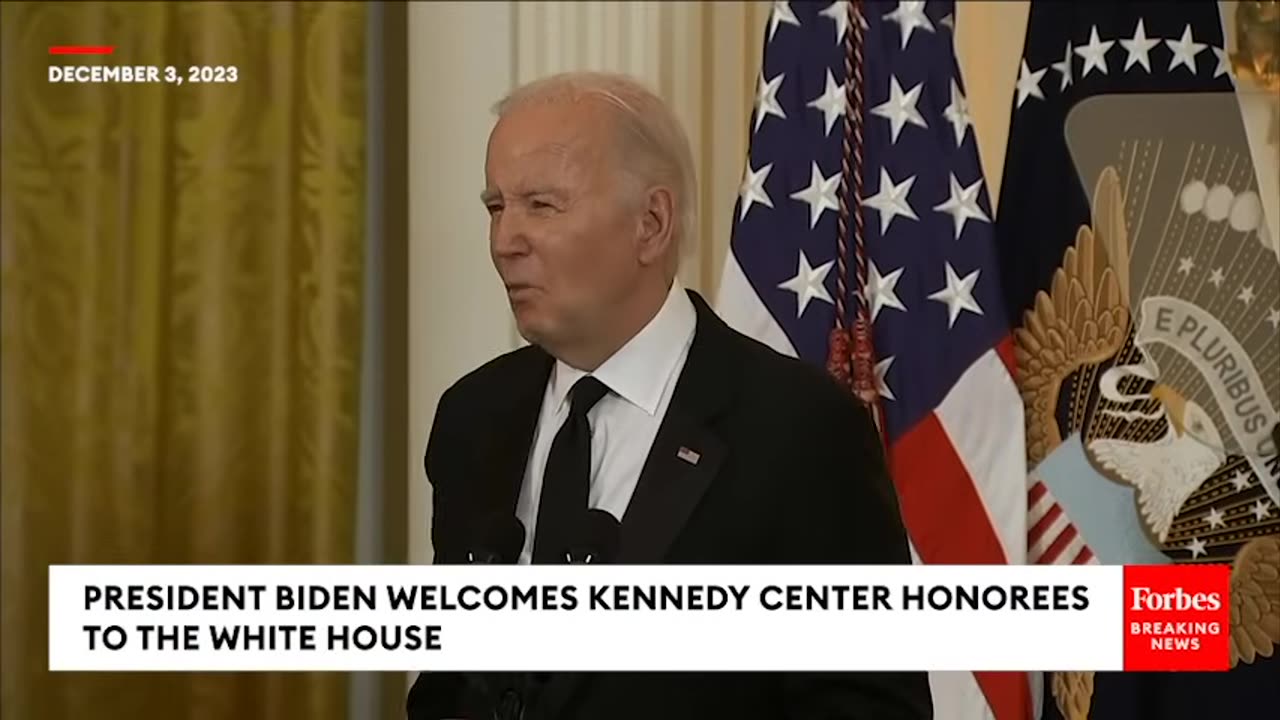 BREAKING NEWS- President Biden Welcomes Kennedy Center Honorees To The White House