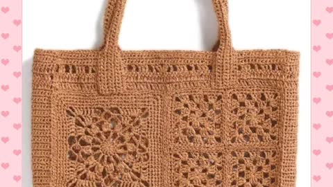 It's soo easy to crochet this beautiful bag