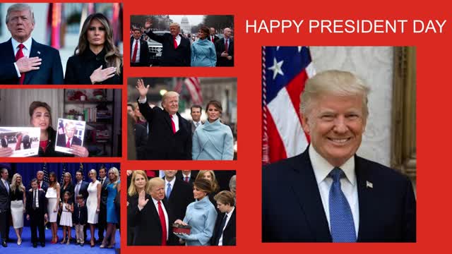 HAPPY PRESIDENT DAY / President Donald J. Trump