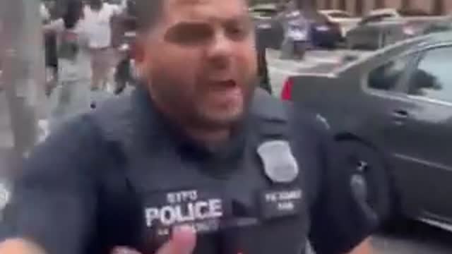 Chaos Erupts during an arrest in the Bronx. People start throwing bottles at NYPD officers