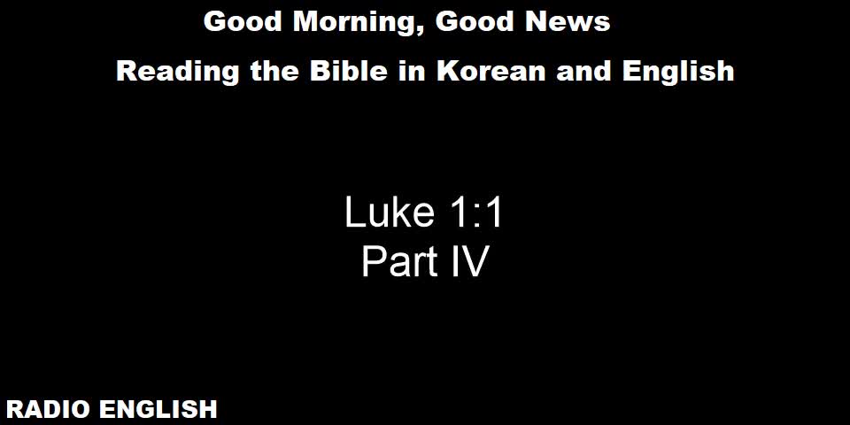 Radio English | Luke 1 | Part IV