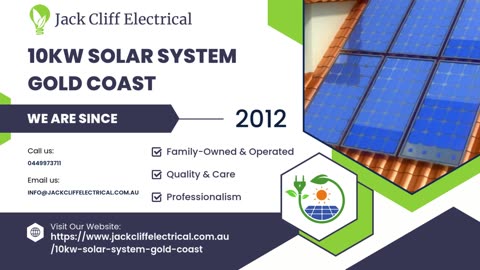 Harness Maximum Energy with a 10kW Solar System in Gold Coast