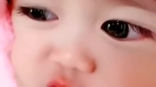 Cute baby nice video