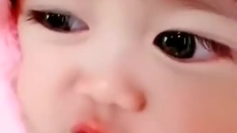 Cute baby nice video