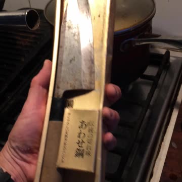 Sharpening a Japanese DEBA Kitchen Knife