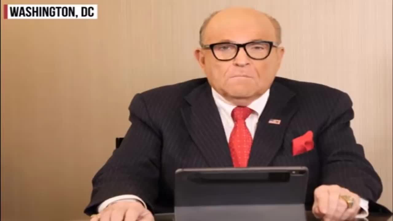 Trump won the 2020 election proves Rudy Giuliani