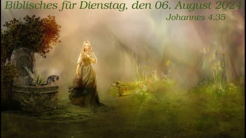 Biblisches für Dienstag, den 06. August 2024 zu Johannes 4,35