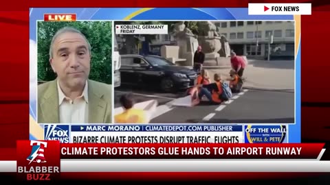 Climate Protestors Glue Hands To Airport Runway