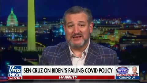 Senator Ted Cruz says Biden needs to stop threatening to shut down schools and businesses