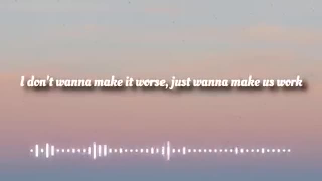 Until you