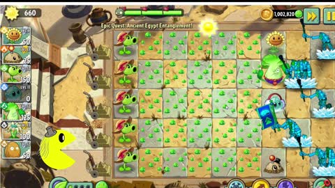 Plants vs Zombies 2 - Ancient Egypt Entanglement - Egypt Plants Only - January 2022