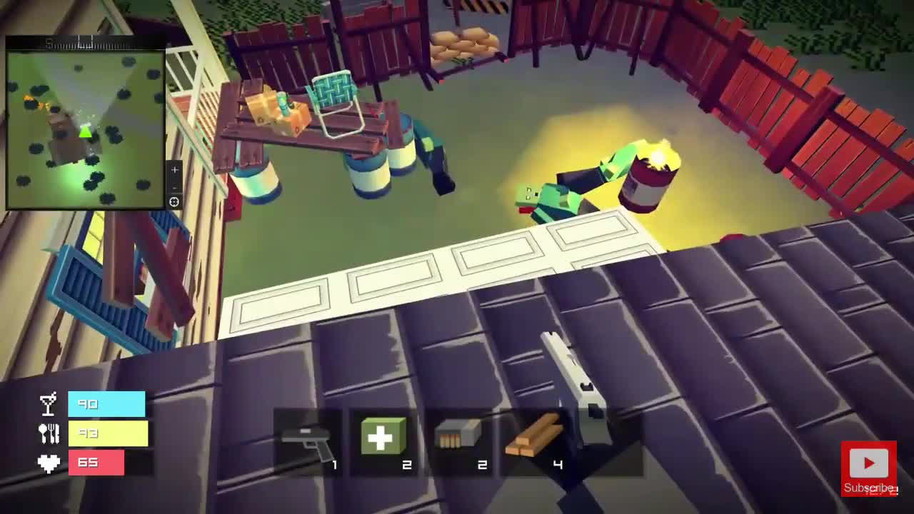 Unturned Mobile Version 4.0 Test (Pixel Survival) Zombie Survival Game