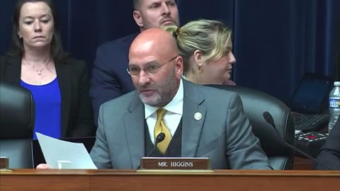 Clay Higgins at Biden impeachment hearing.