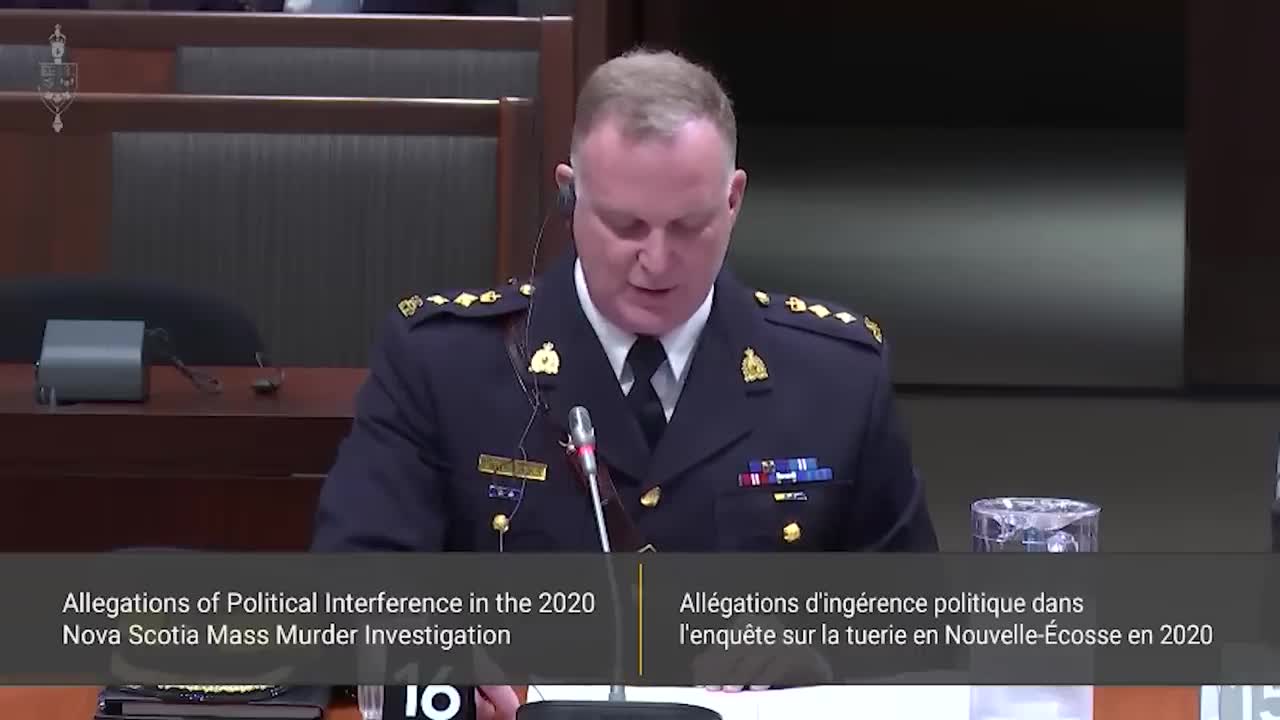 RCMP Chief Supt. Campbell testifies at Public Safety Committee