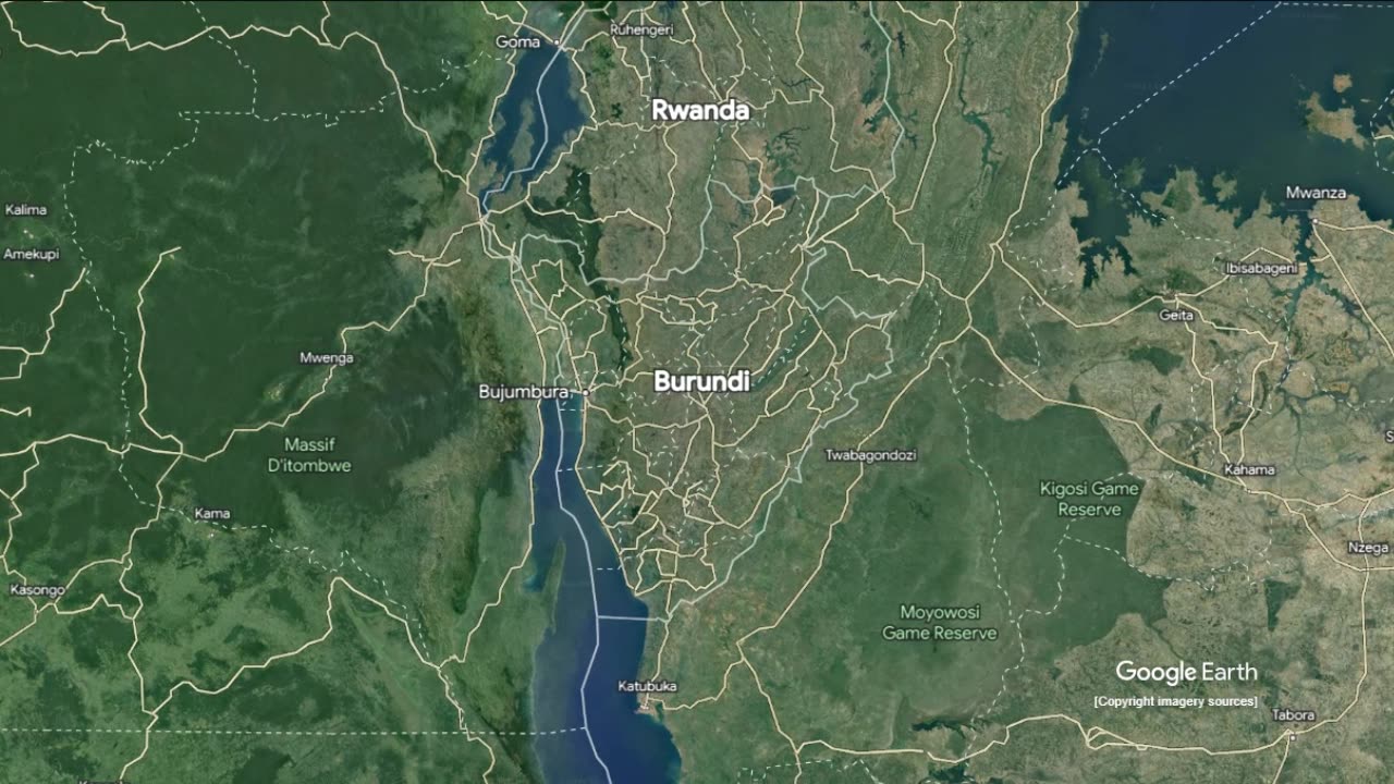 "Burundi Unveiled: Google Earth Zoom Across 27,834km! 🇧🇮🌍 #BurundiUnveiled #GoogleEarthZoom"