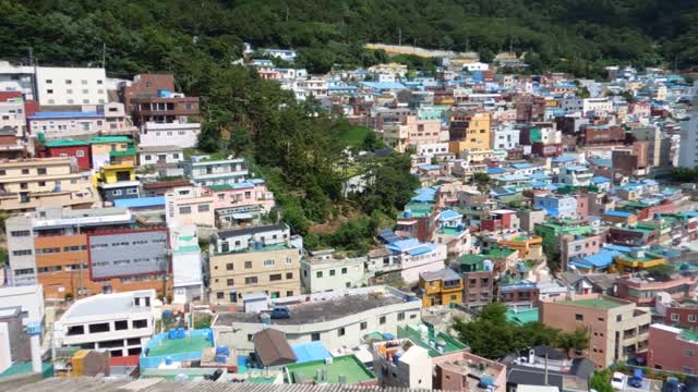 Beautiful Gamcheon Village in Busan, Korea