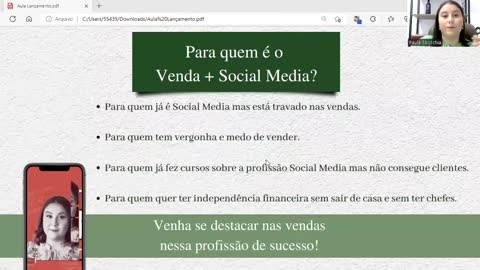 Paula Sborchia SM - Prospecção e Vendas para SM