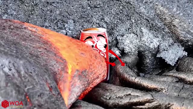 Lava vs Coca-Cola | Lava Destroying Everything and Volcano Eruption Power