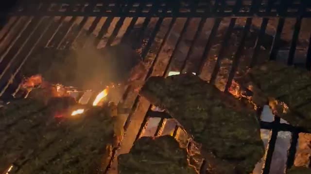 Chillin’ n Grillin’ some lovely Steaks.