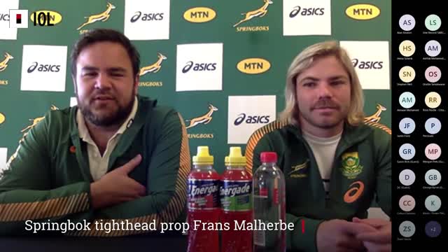 Springbok prop Frans Malherbe