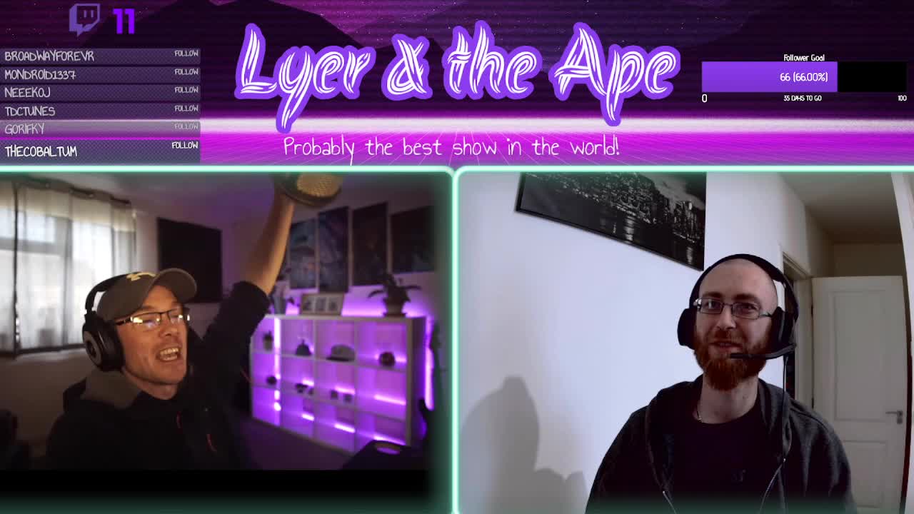 Lyer & the Ape podcast #2 - Breaking down reality, then probably laughing at it...