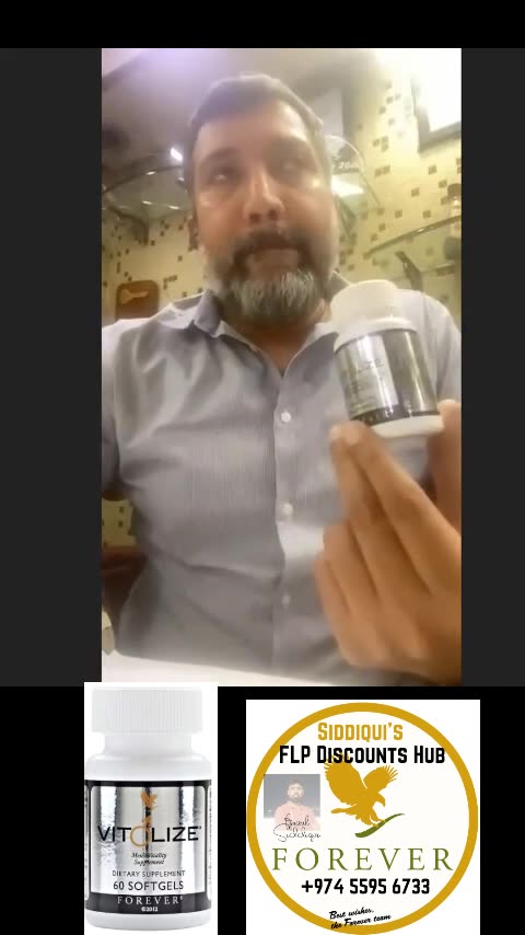 Clip-8 FOREVER VITOLIZE MEN Benefits (Forever Living Product)