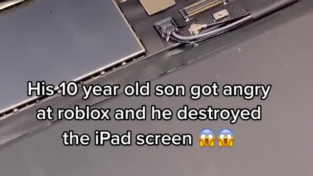 AGRY 10 YEAR OLD DESTROYS IPAD!