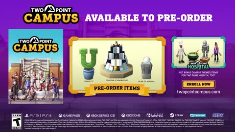 Two Point Campus - Official Pre-Order Trailer