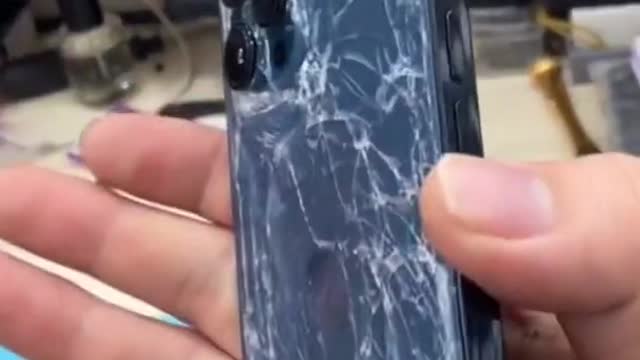 Beautiful iPhone 12 Pro Max Destroyed