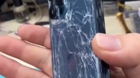 Beautiful iPhone 12 Pro Max Destroyed