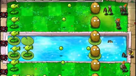 Plants vs Zombies Aventura Piscina Nivel 3 5