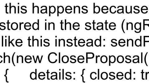 Cannot assign to read only property 39closed39 of object 39object Object39