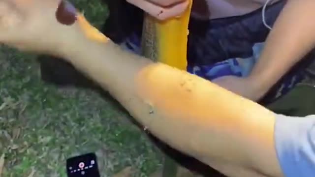 #Shorts​ Unique Fishing 🧐 Catching Yellow Monster Eel Fish From Under Deep Mud #77