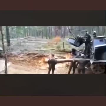 Russian soldier is almost decapitated